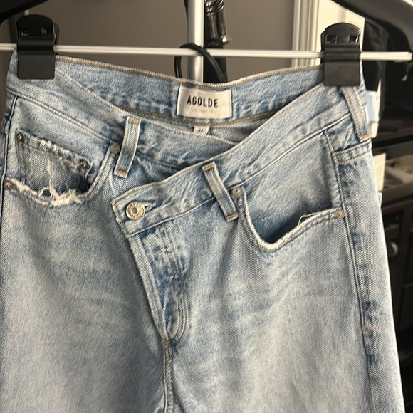 AGolde cross cross denim size 24 - Picture 2 of 4